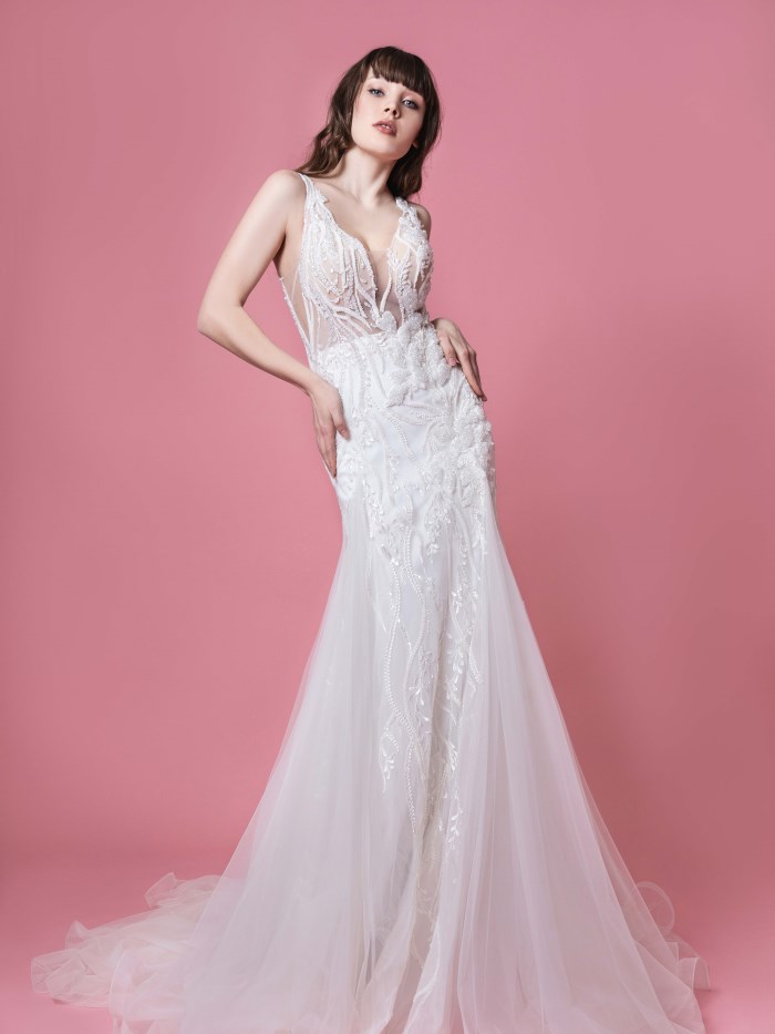 abito da sposa a sirena - E001 